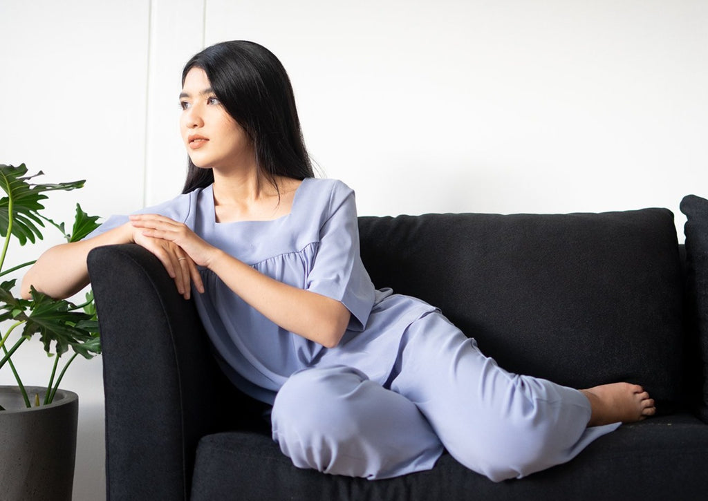 Whitney Polycotton Sets Cerulean