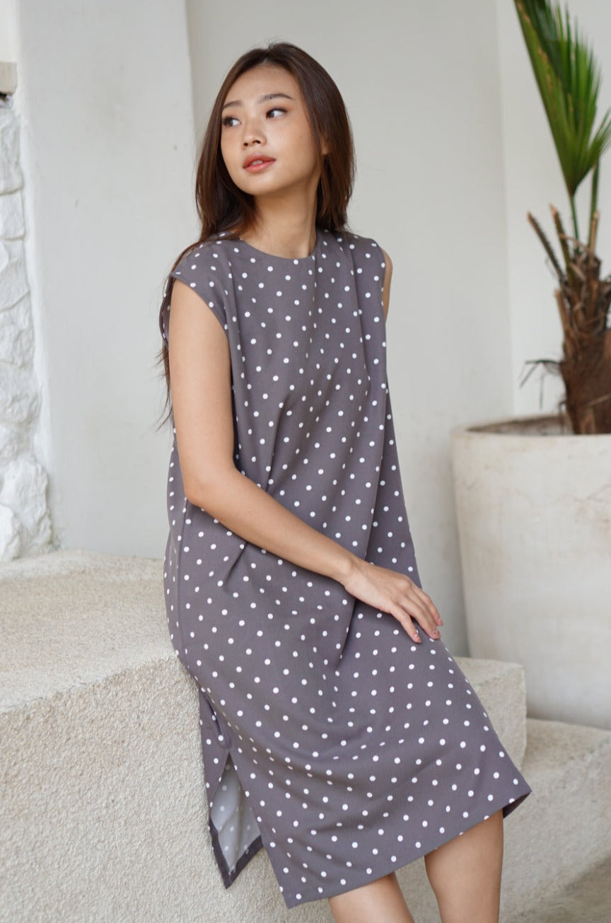 Via Dress Dark Grey