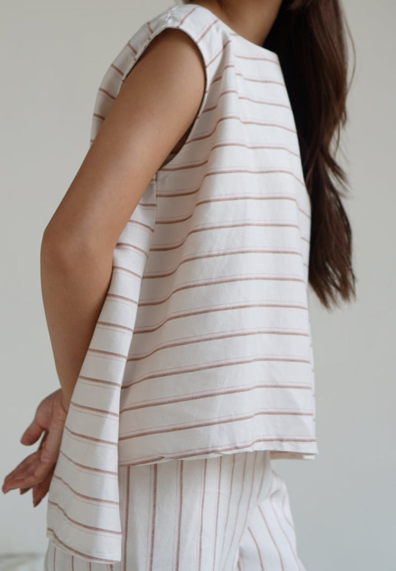 Roxane Linen Sets Cream
