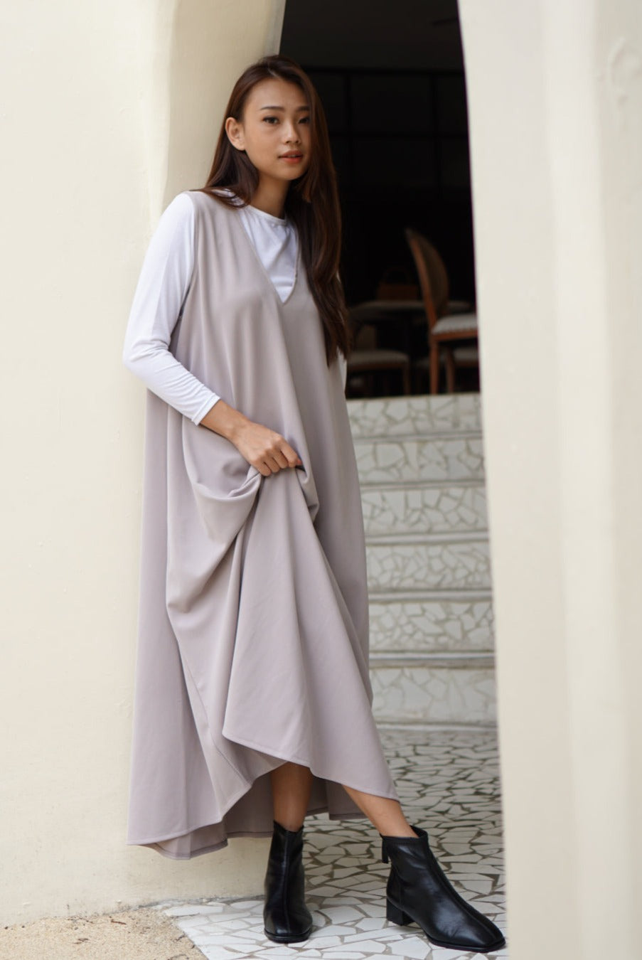 Sassy Dress Grey
