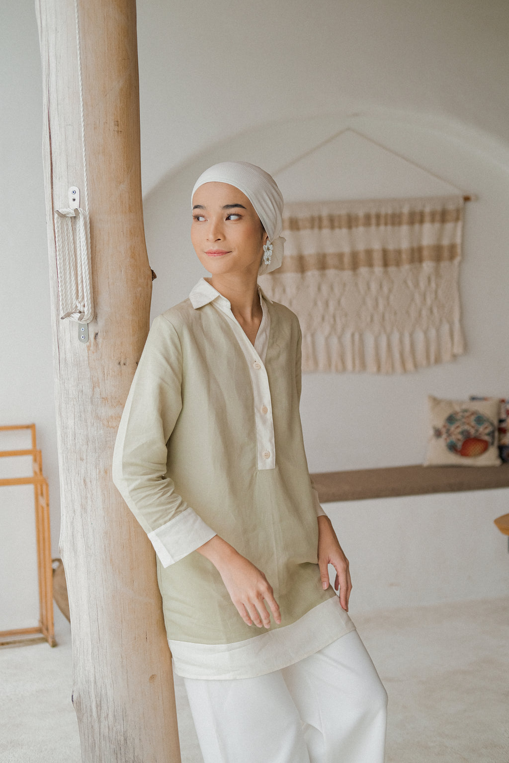 Nazia Blouse Sage