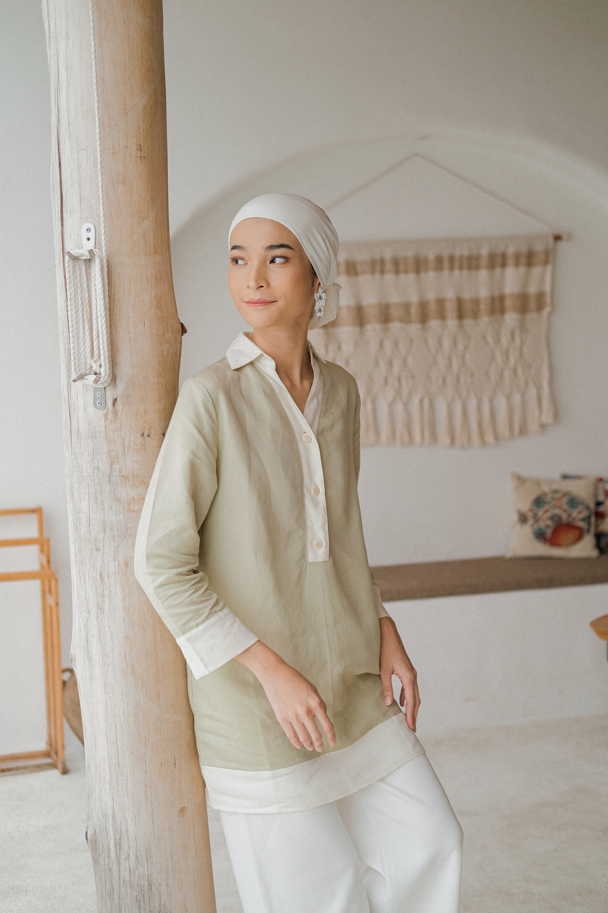 Nazia Blouse Sage