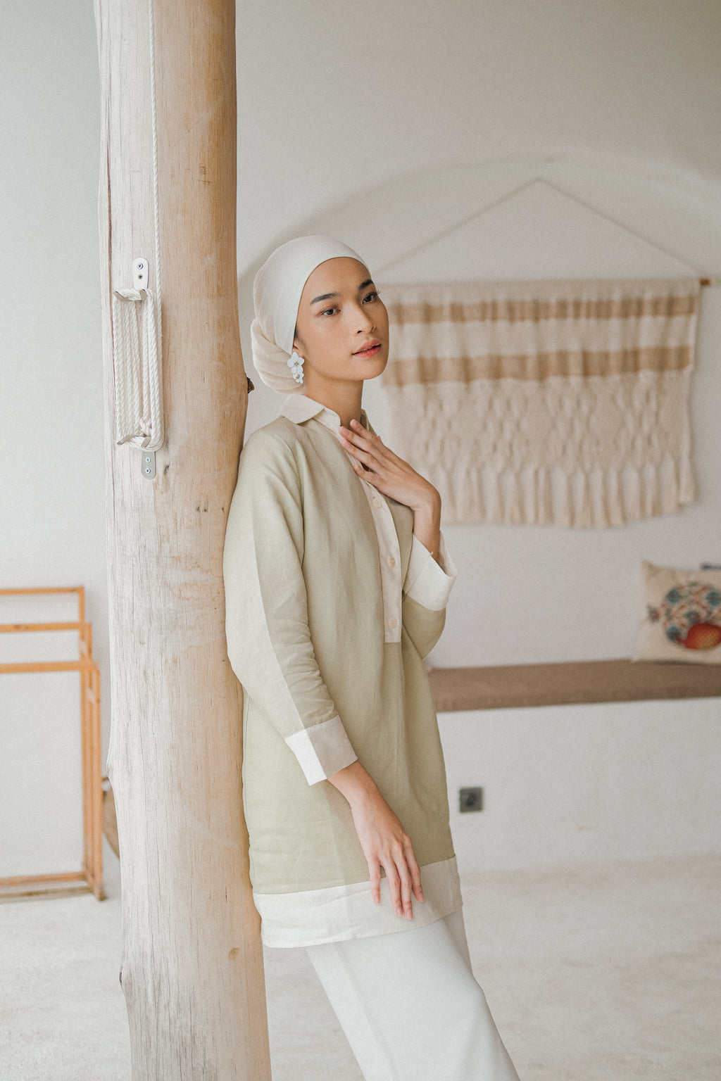 Nazia Blouse Sage