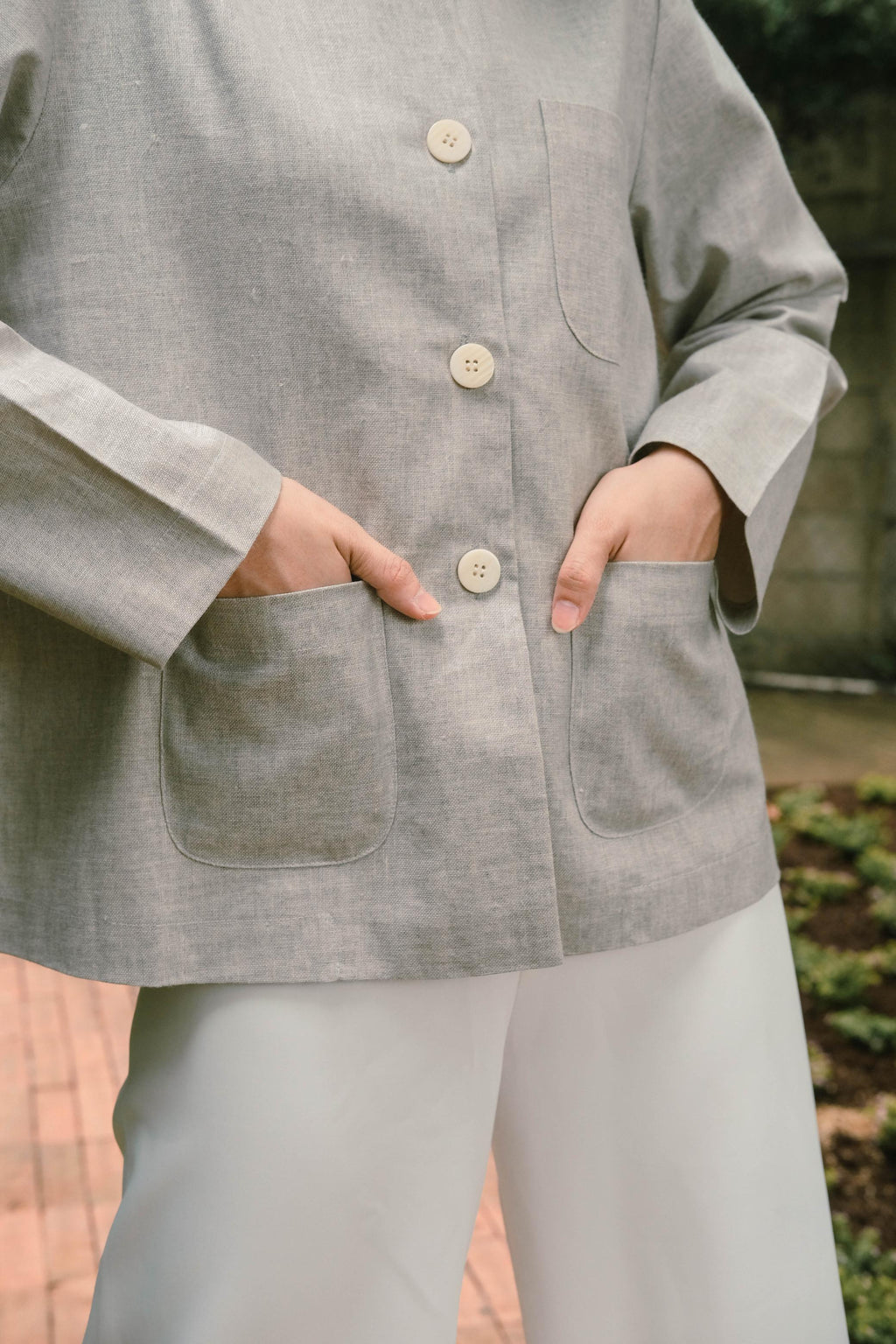 Corby Pure Linen Blouse
