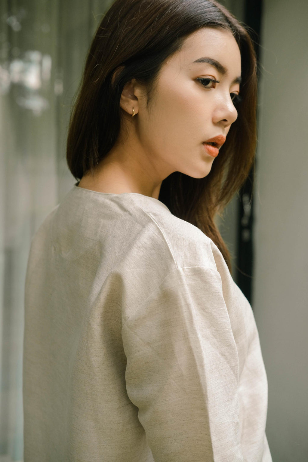 Farrin Pure Linen Blouse