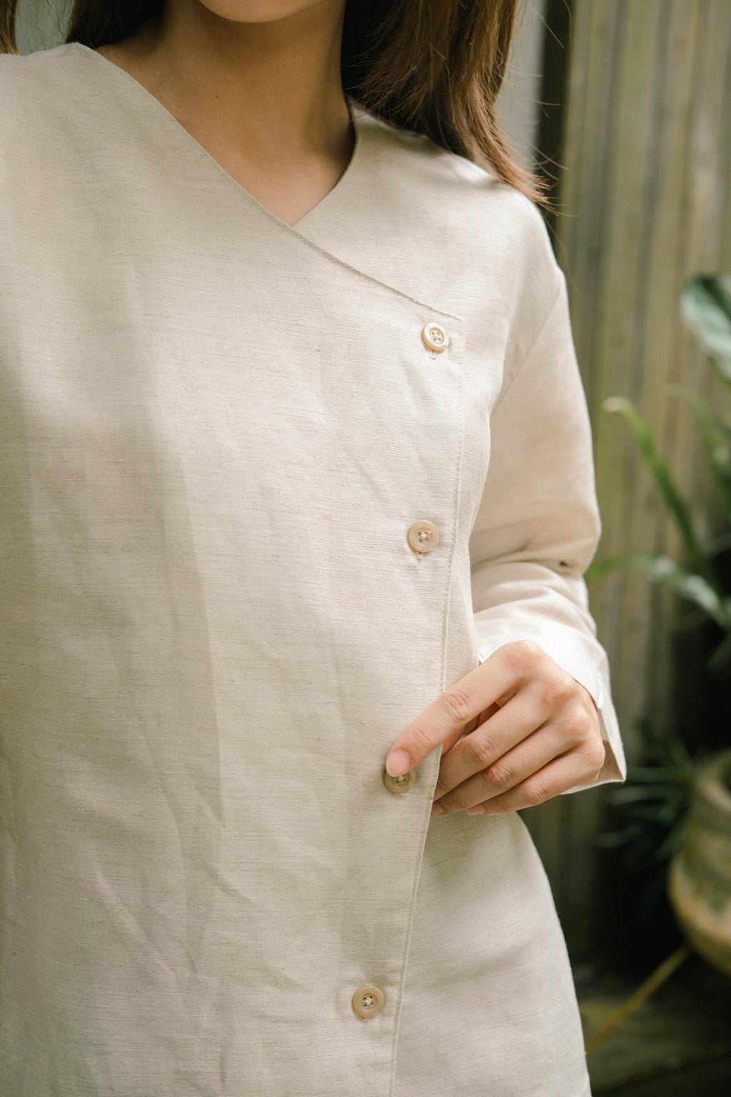 Farrin Pure Linen Blouse