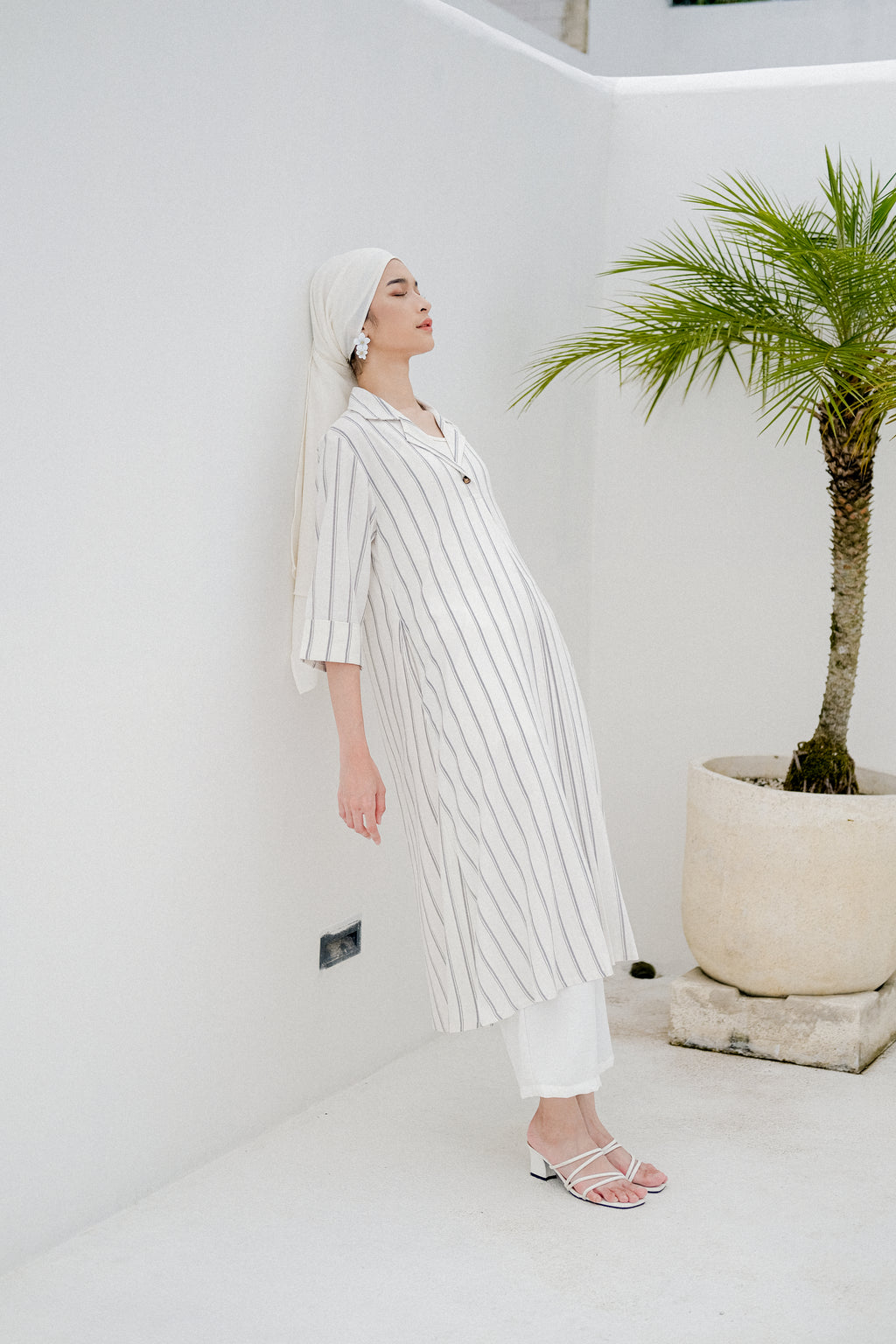 Medina Dress White
