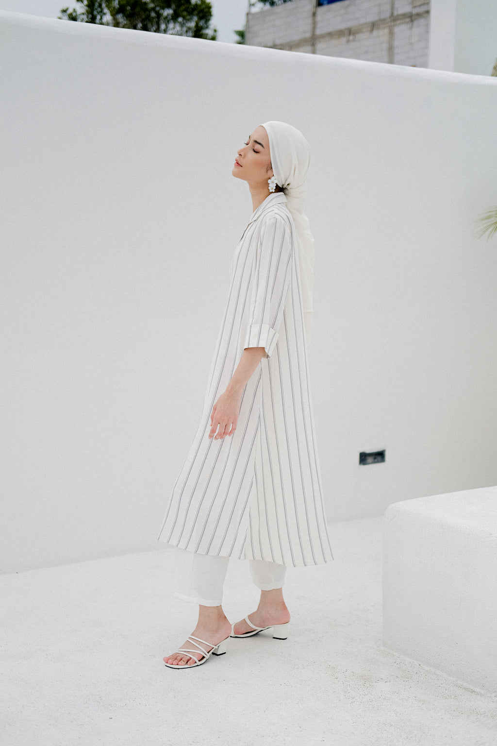 Medina Dress White