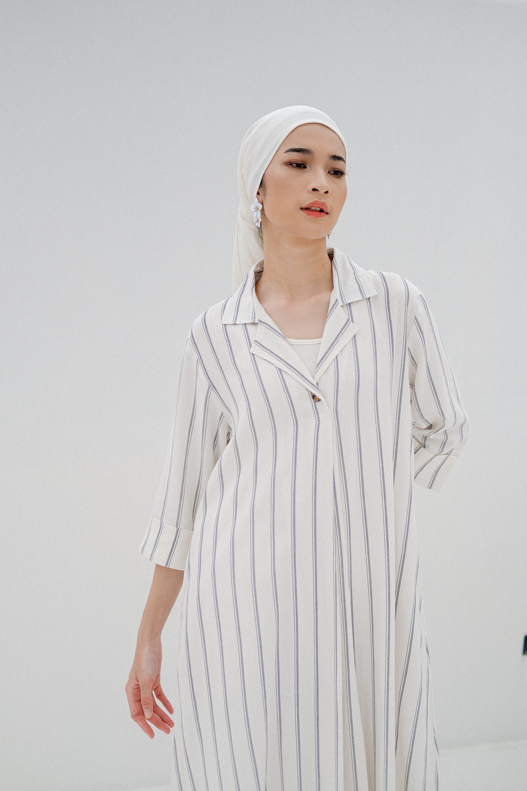 Medina Dress White