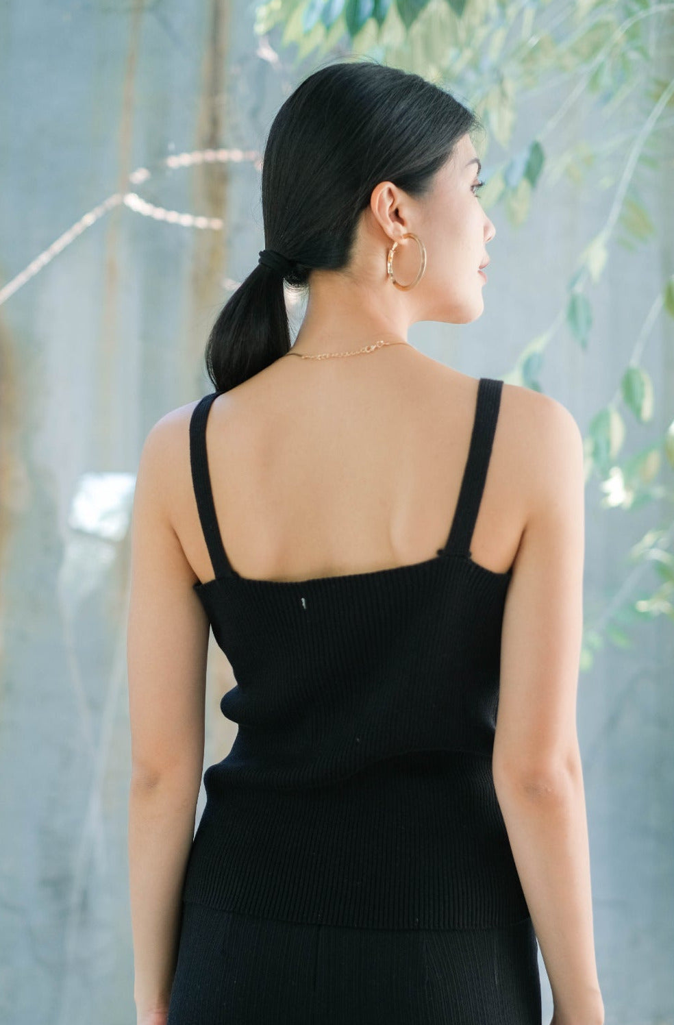 Marvi Knitted Cotton Tank Top