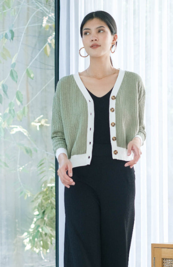 Pingkan Knitted Cotton Outerwear