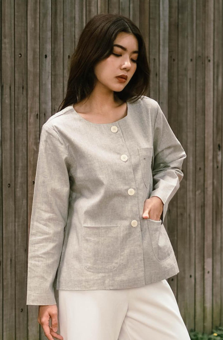 Corby Pure Linen Blouse