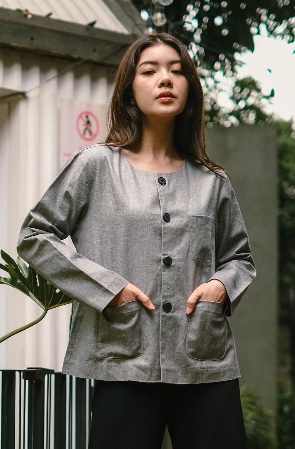 Corby Pure Linen Blouse