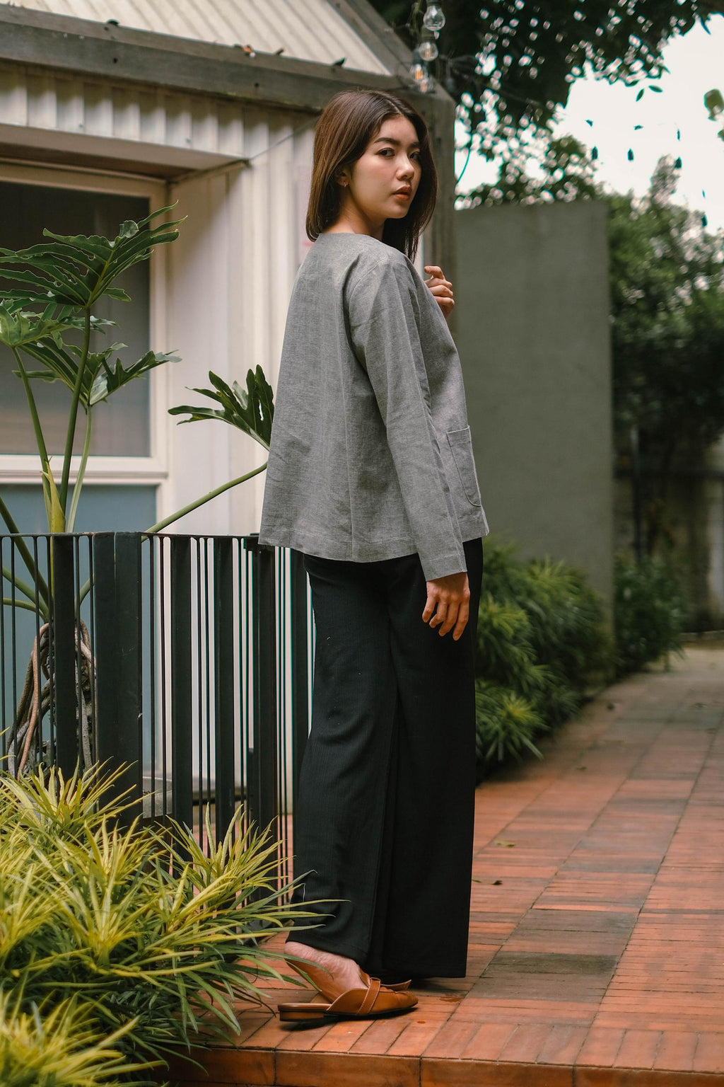 Corby Pure Linen Blouse