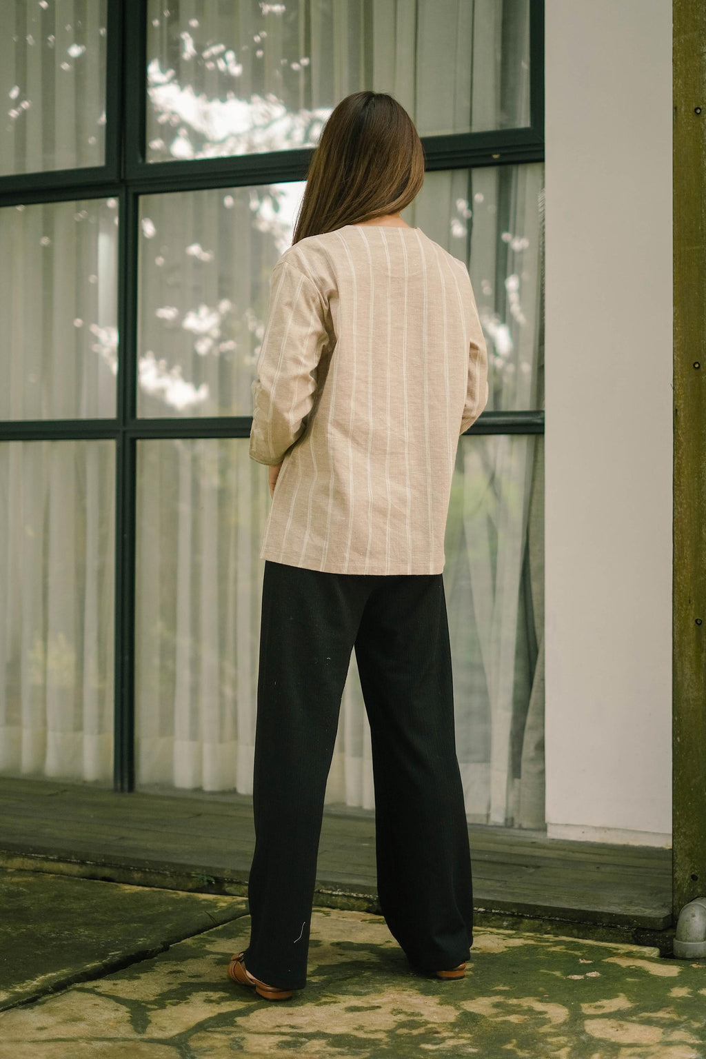 Farrin Pure Linen Blouse
