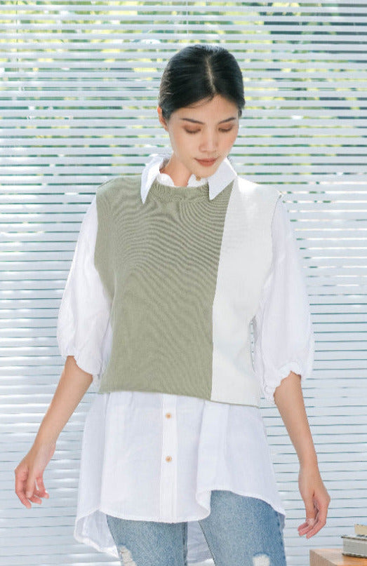 Lavie Knitted Sleeveless Blouse