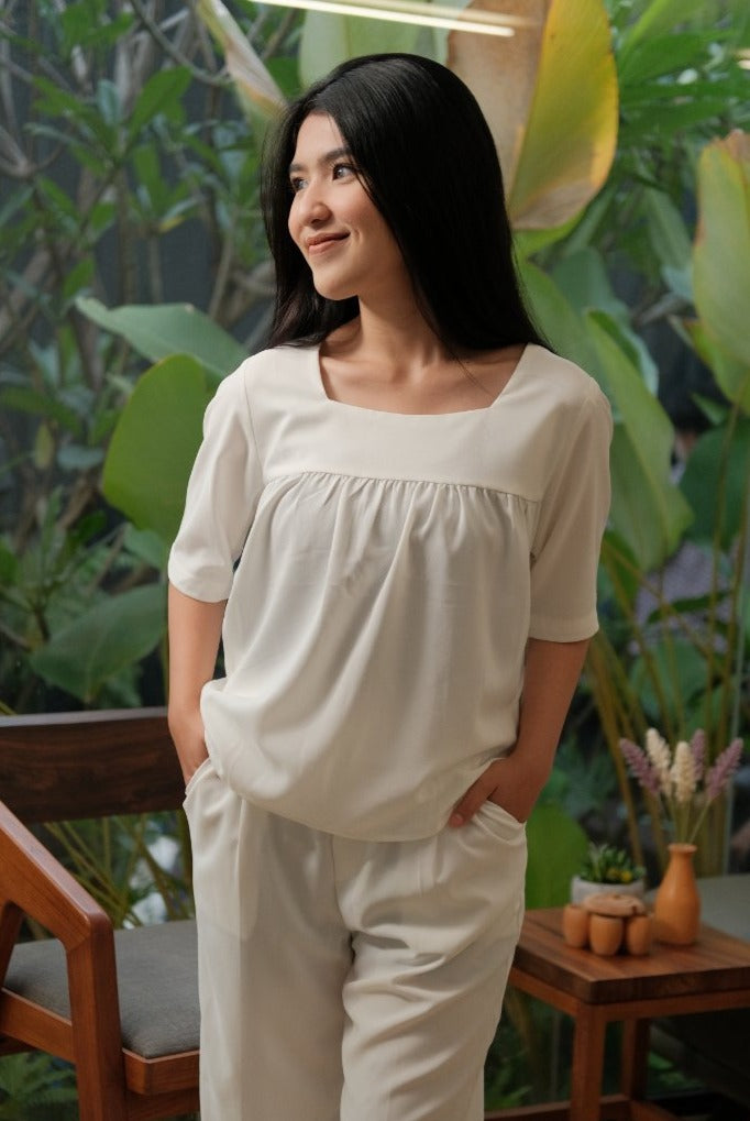 Whitney Polycotton Sets White