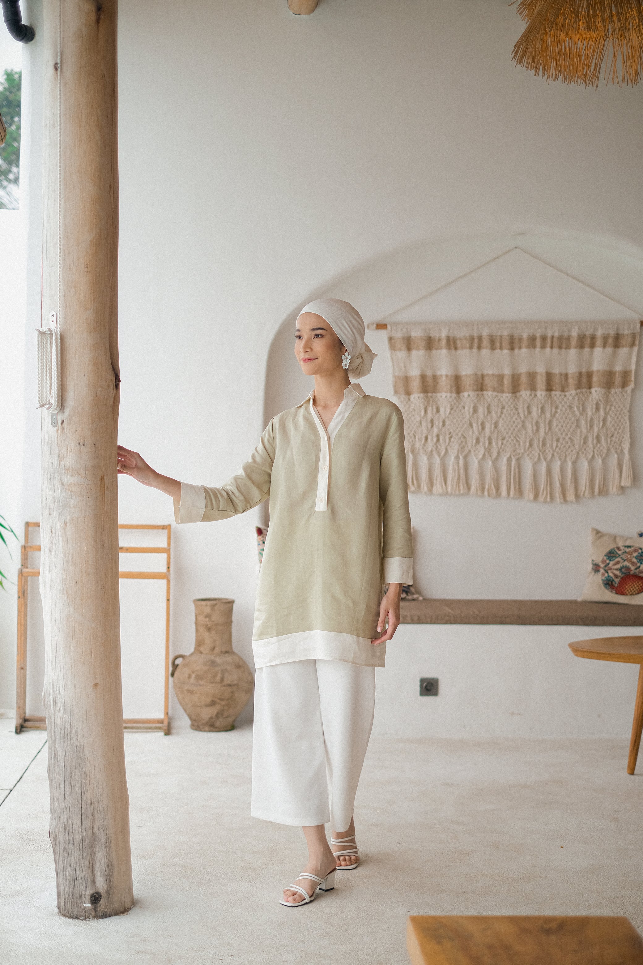 Nazia Blouse Sage
