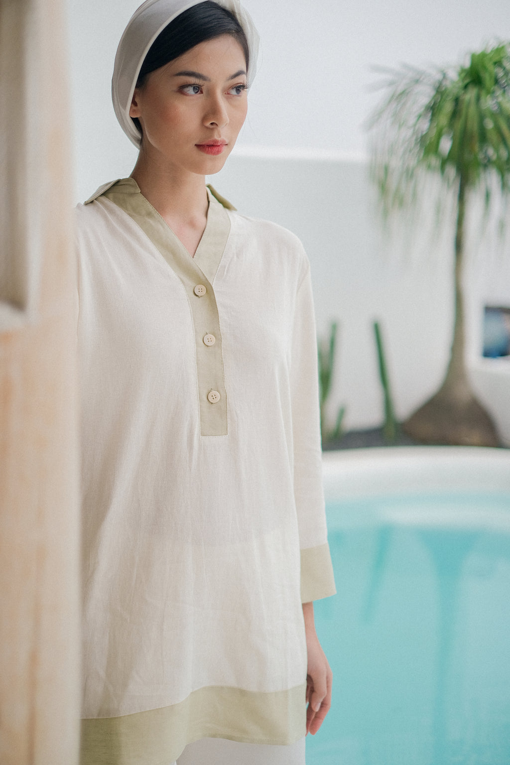 Nazia Blouse White