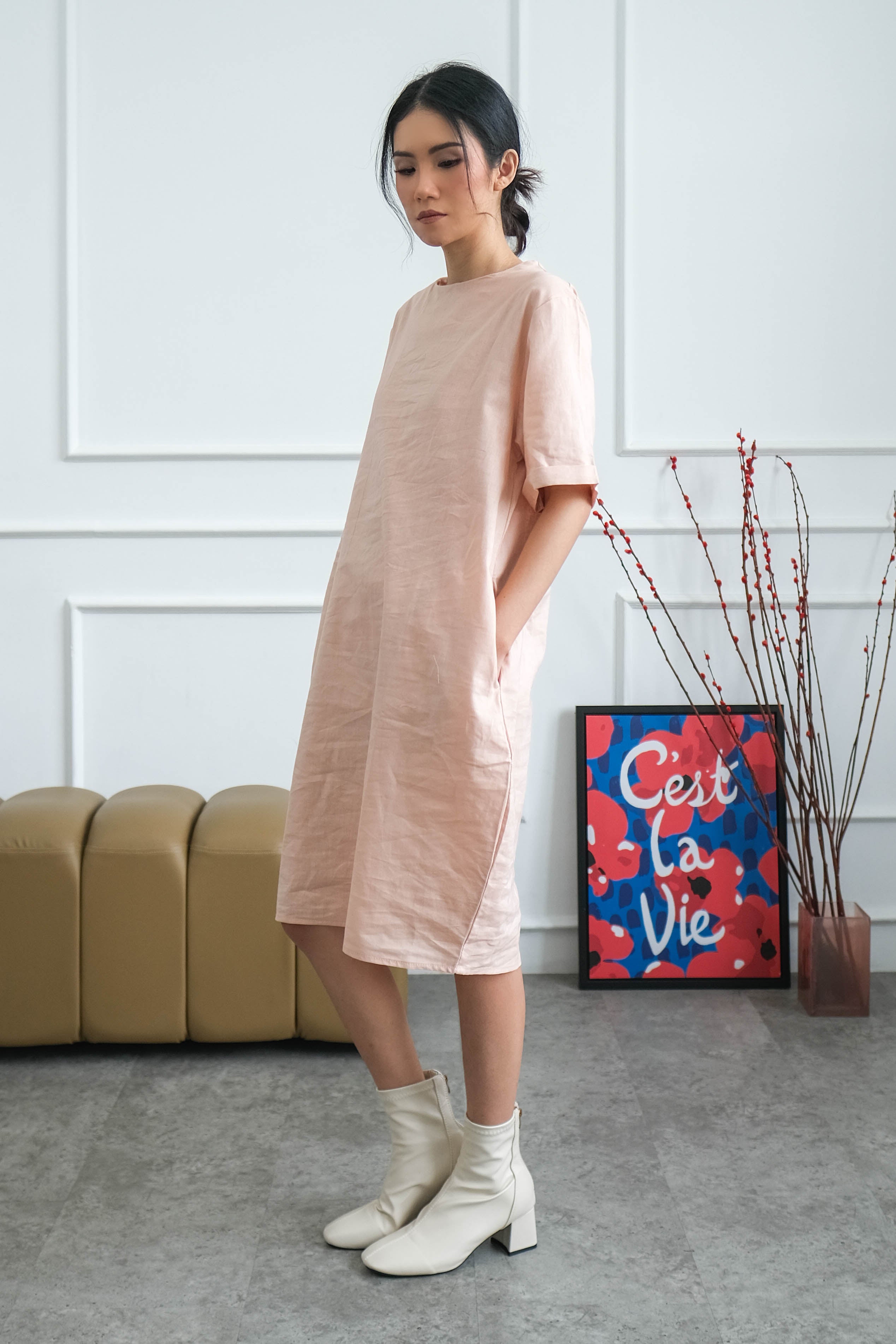 Amy Linen Dress