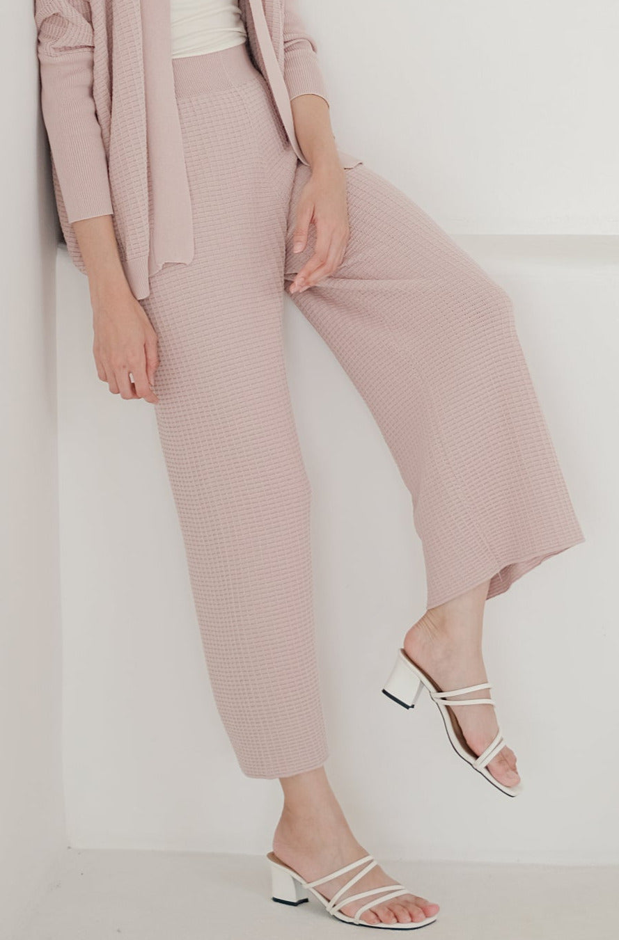 Juan Knitted Pants Dusty Pink