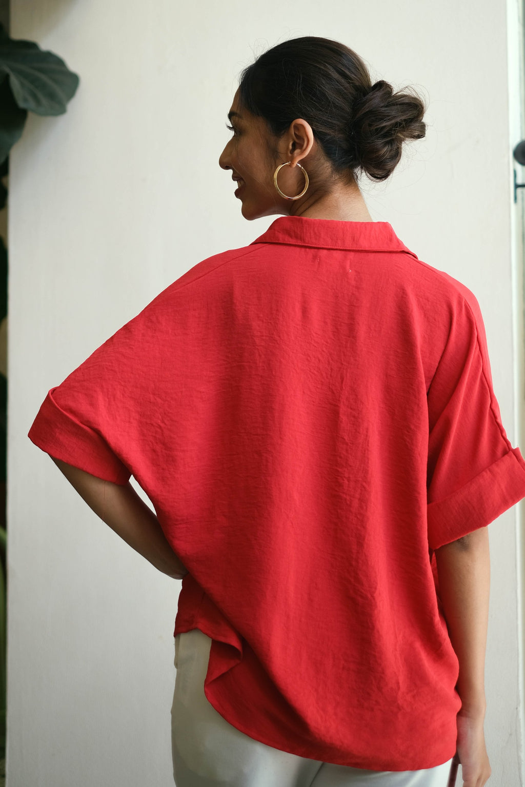 Mizuna Blouse Red