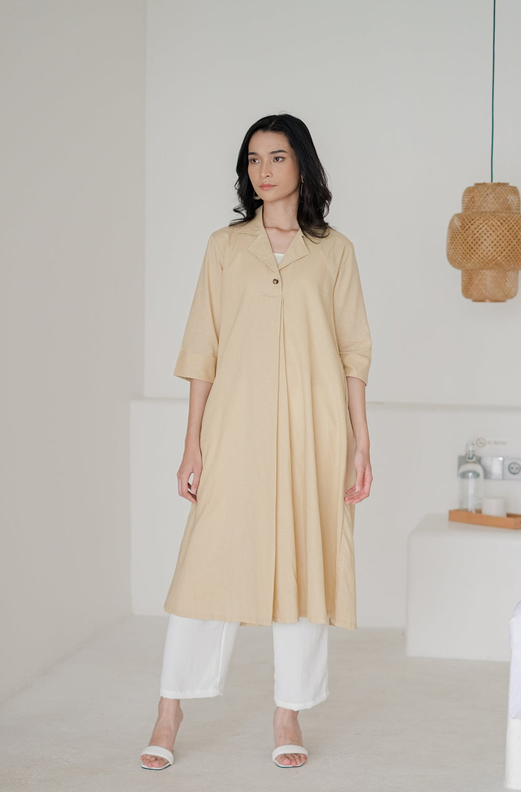 Medina Dress Cream
