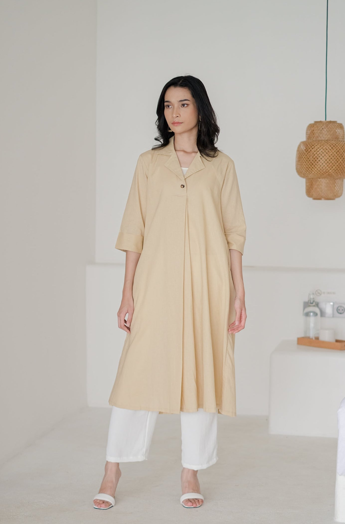 Medina Dress Cream