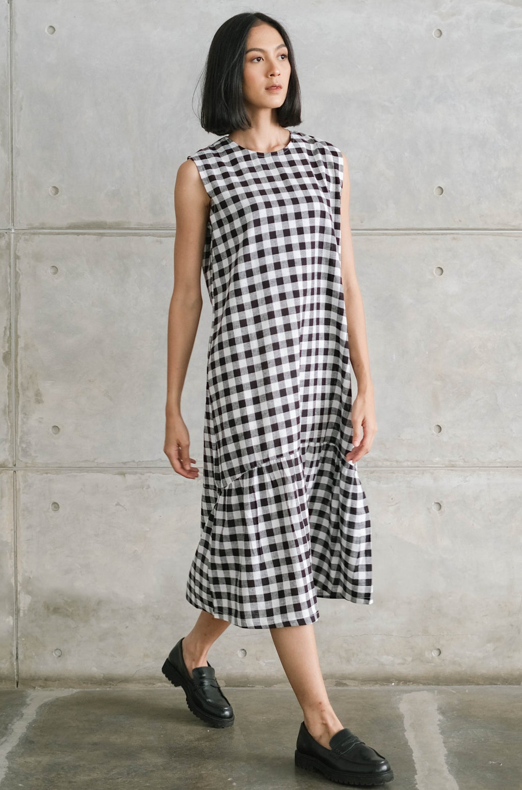 Ryva Linen Dress Black