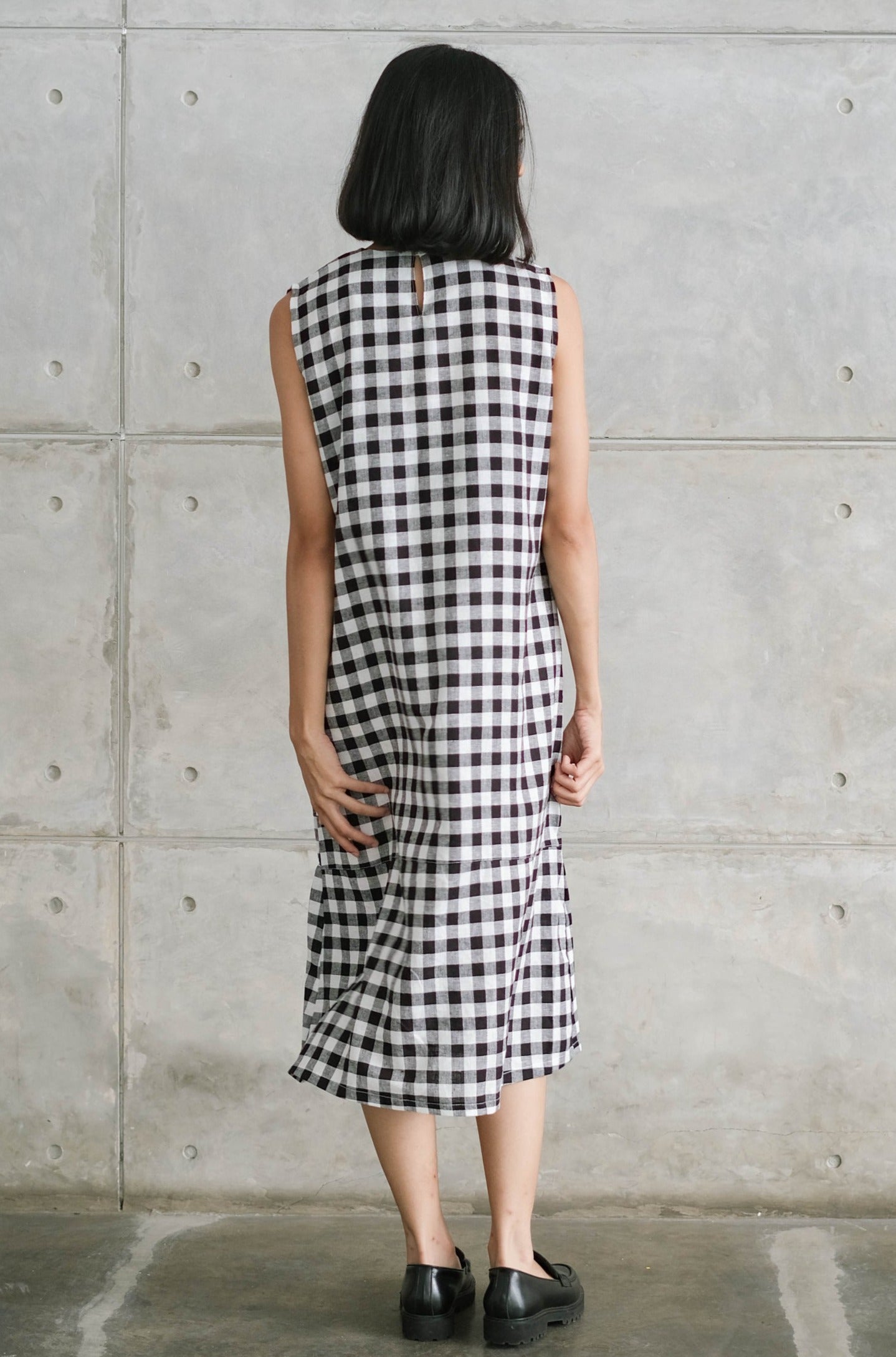 Ryva Linen Dress Black