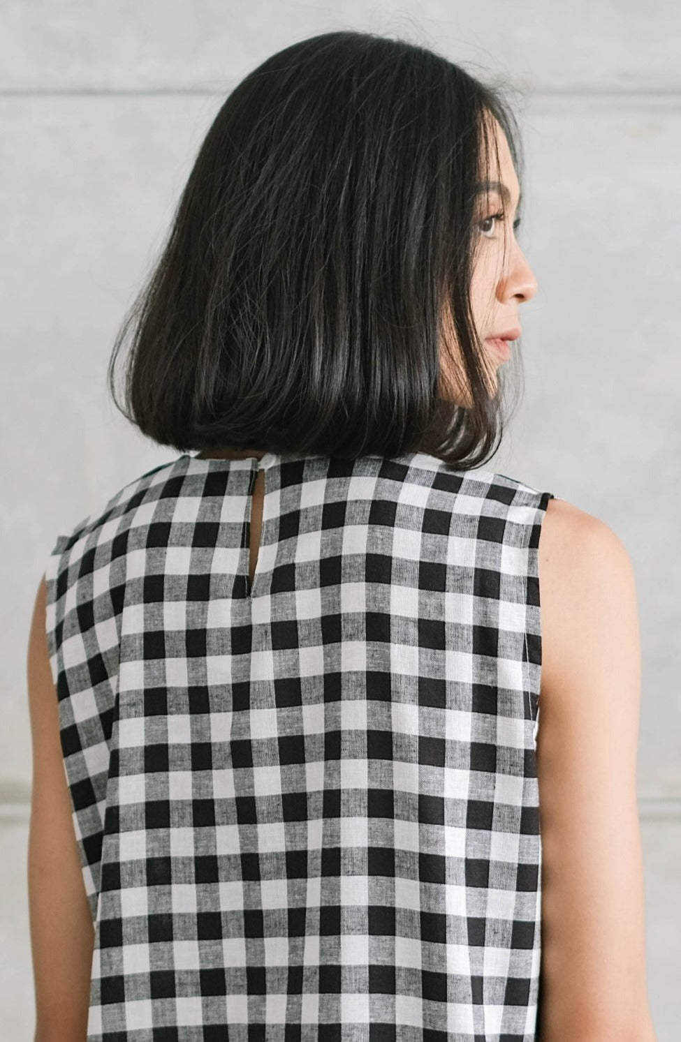 Ryva Linen Dress Black