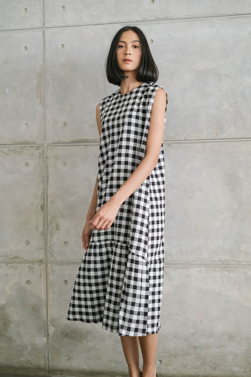 Ryva Linen Dress Black