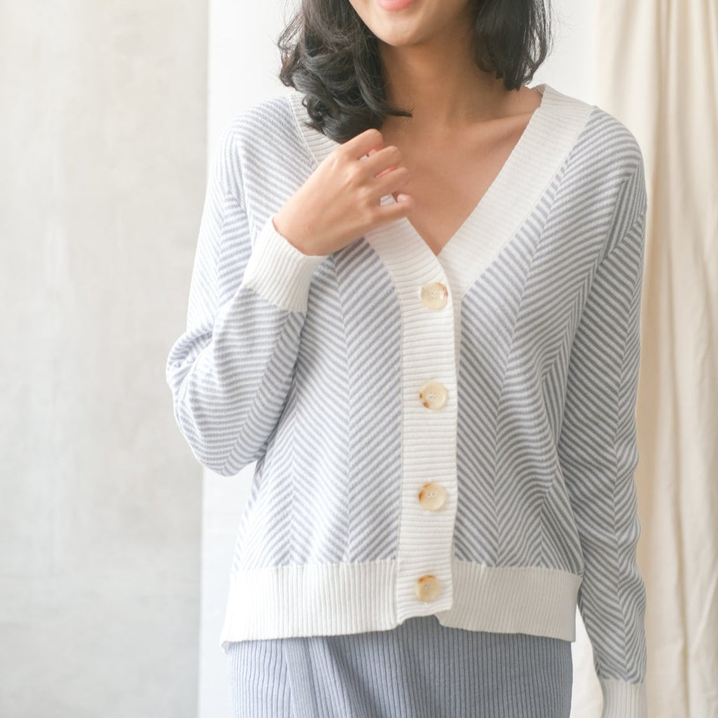 Elyna Cardigan Cerulean Blue