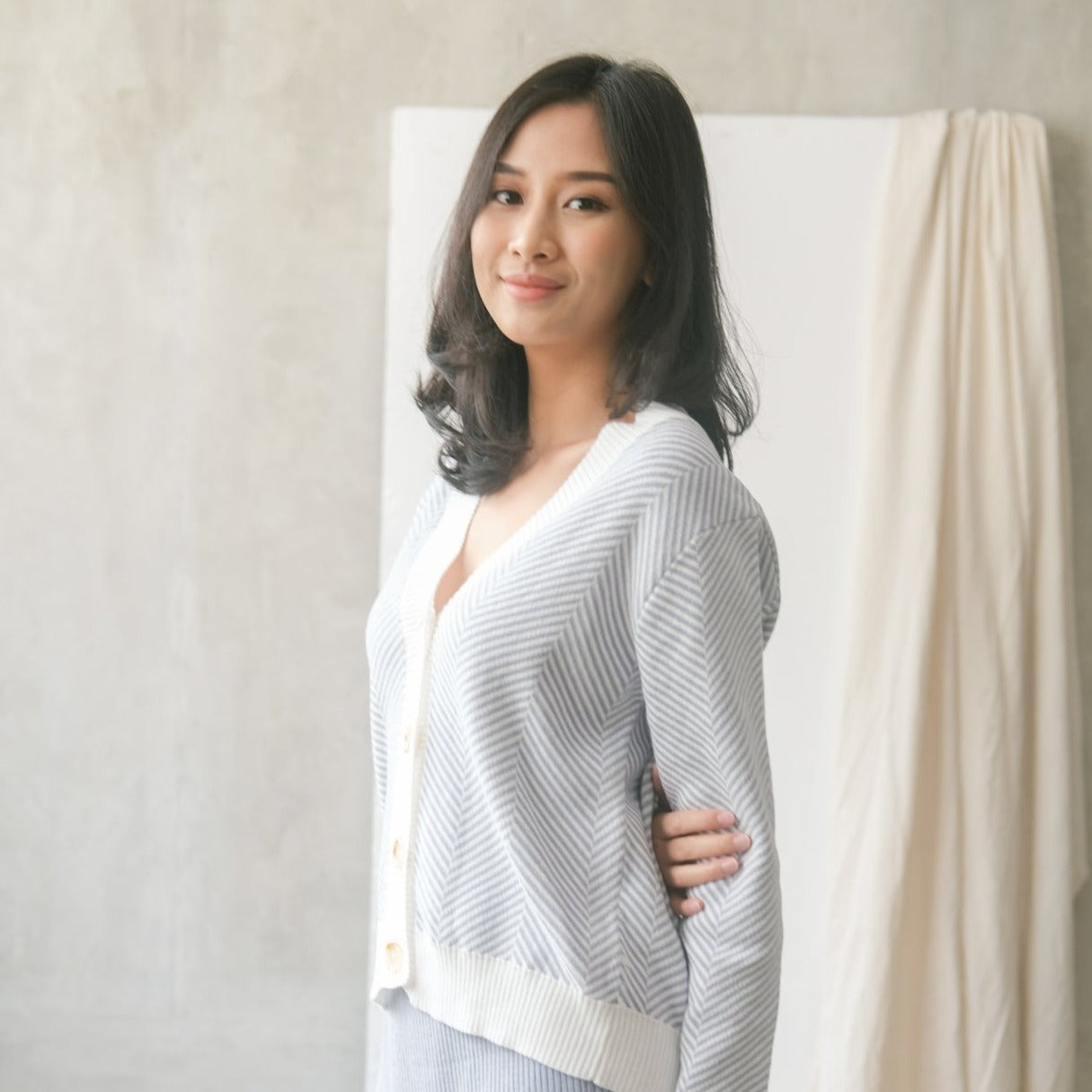 Elyna Cardigan Cerulean Blue