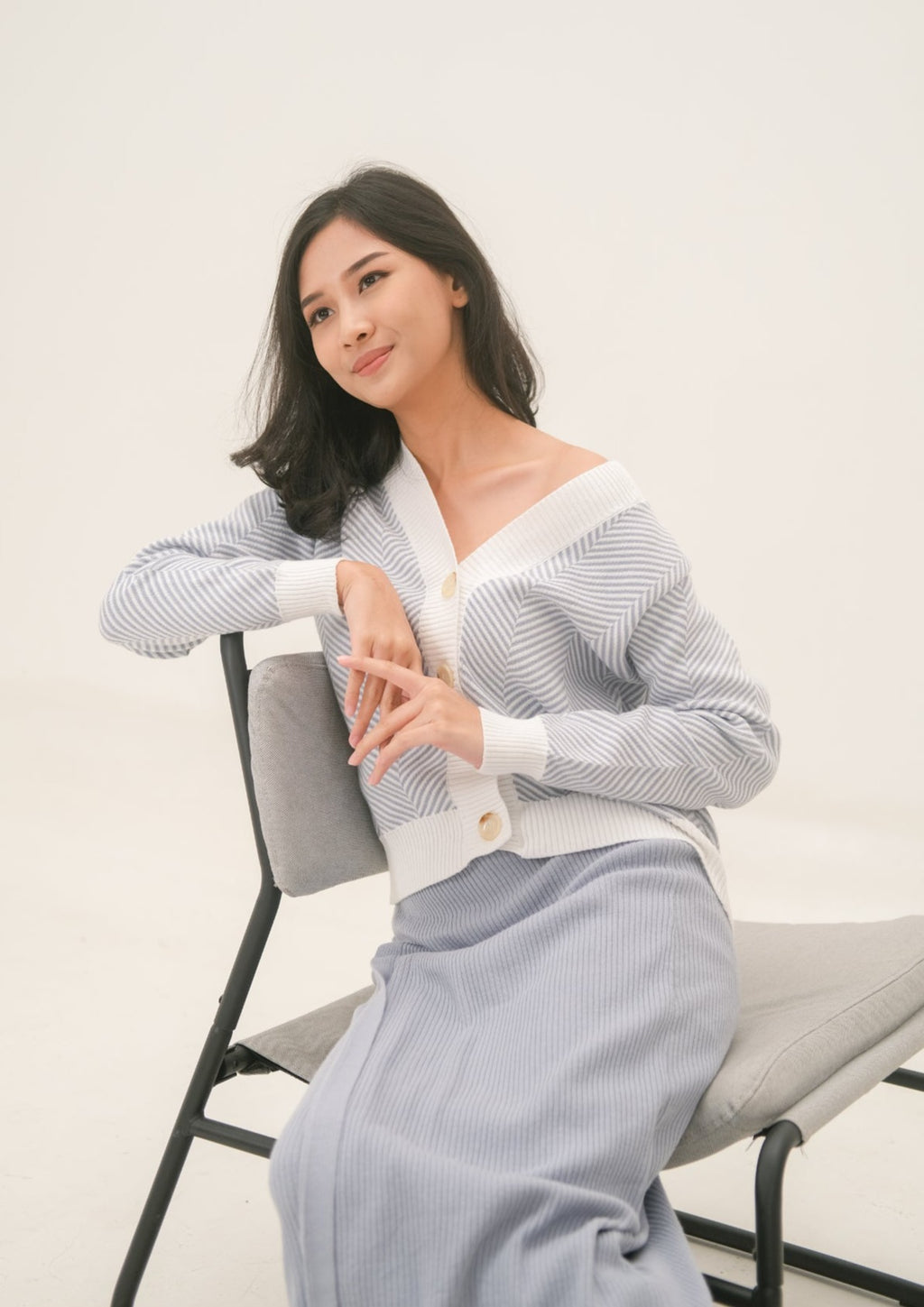 Elyna Cardigan Cerulean Blue