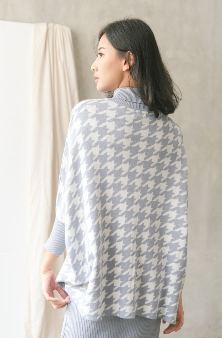 Anatasya Knitted Blouse Cerulean
