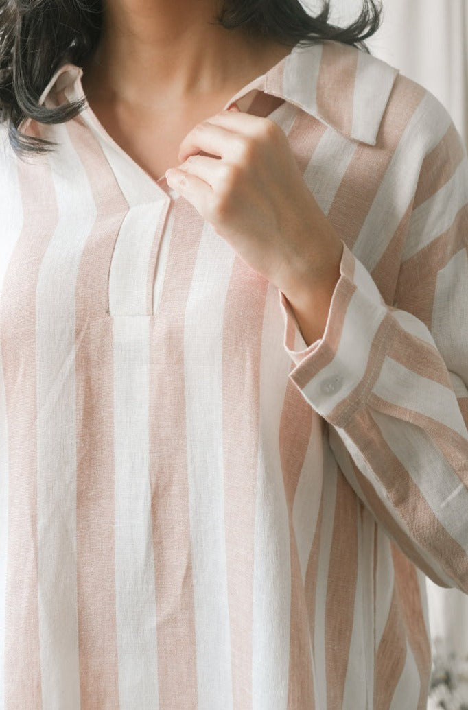 Shopia Pure Linen Blouse
