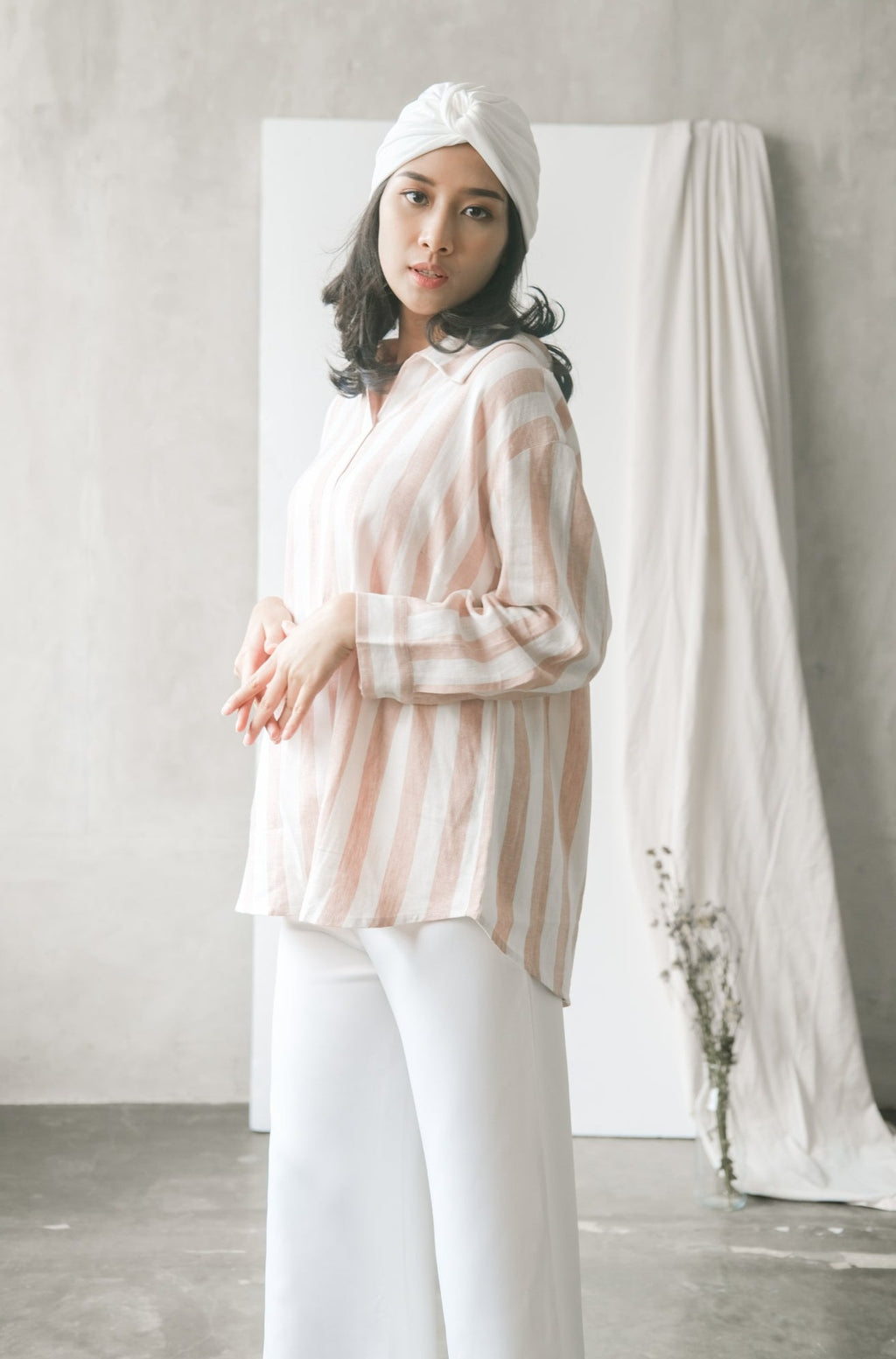 Shopia Pure Linen Blouse