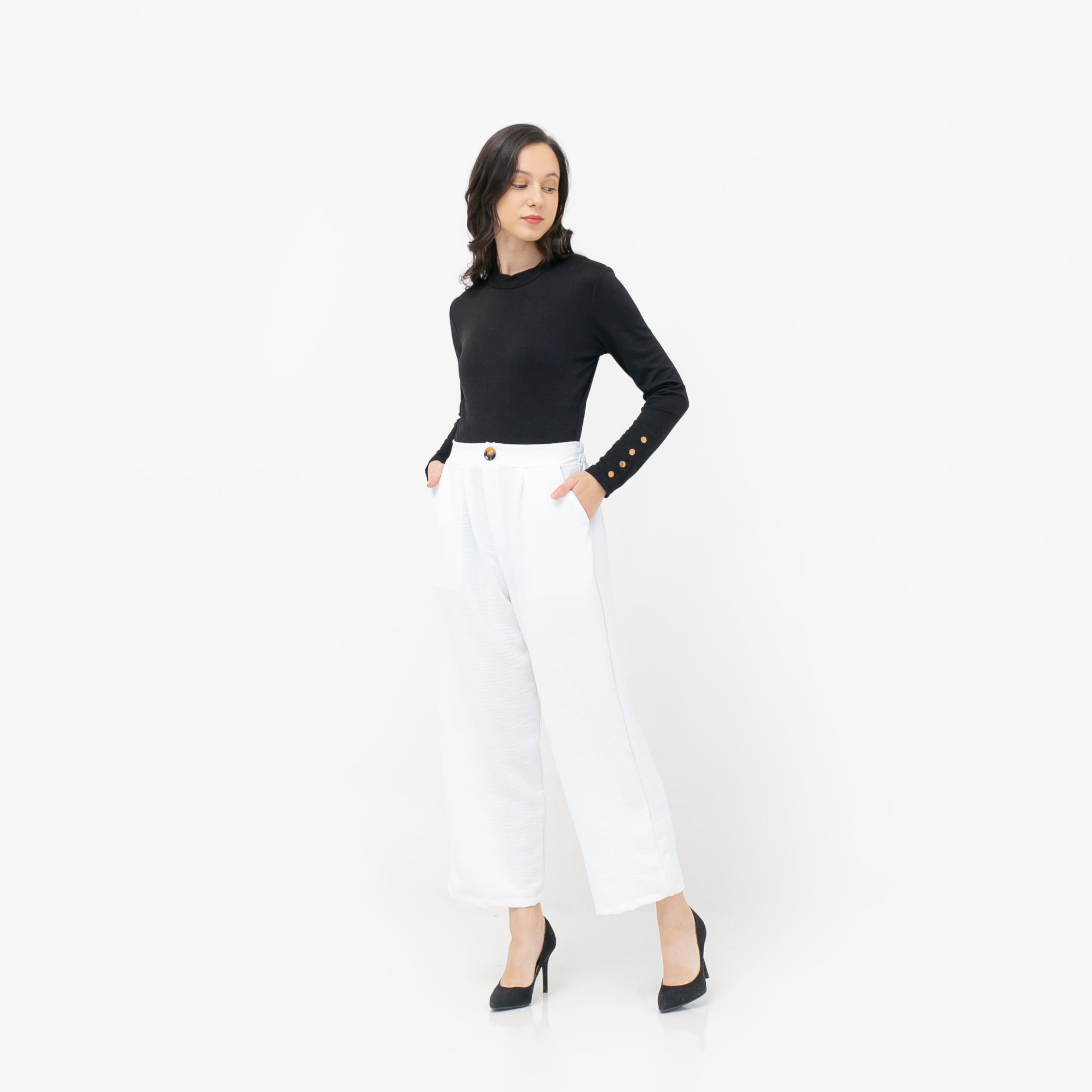Malika Crinkle Stretch Pants