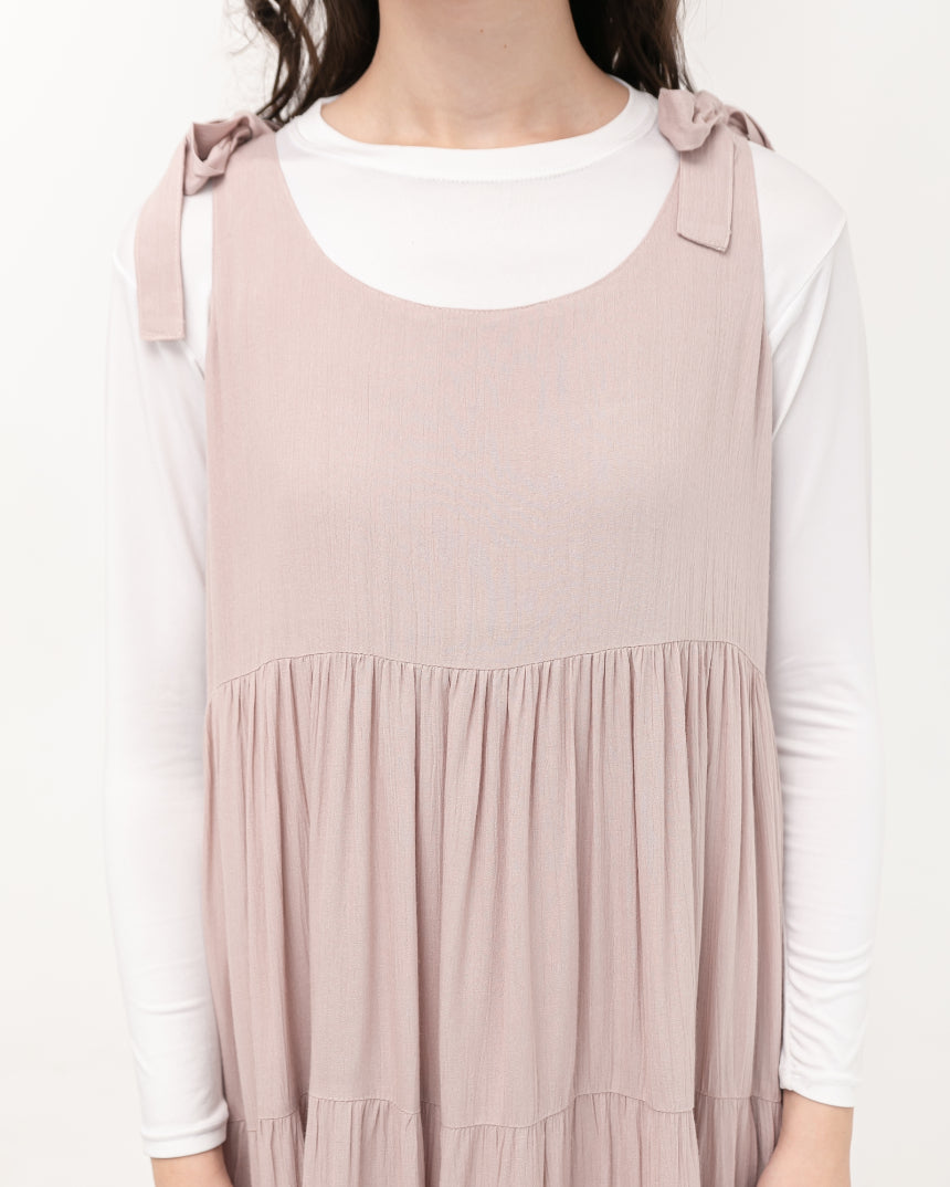 Quinly Crinkle Dress Sand