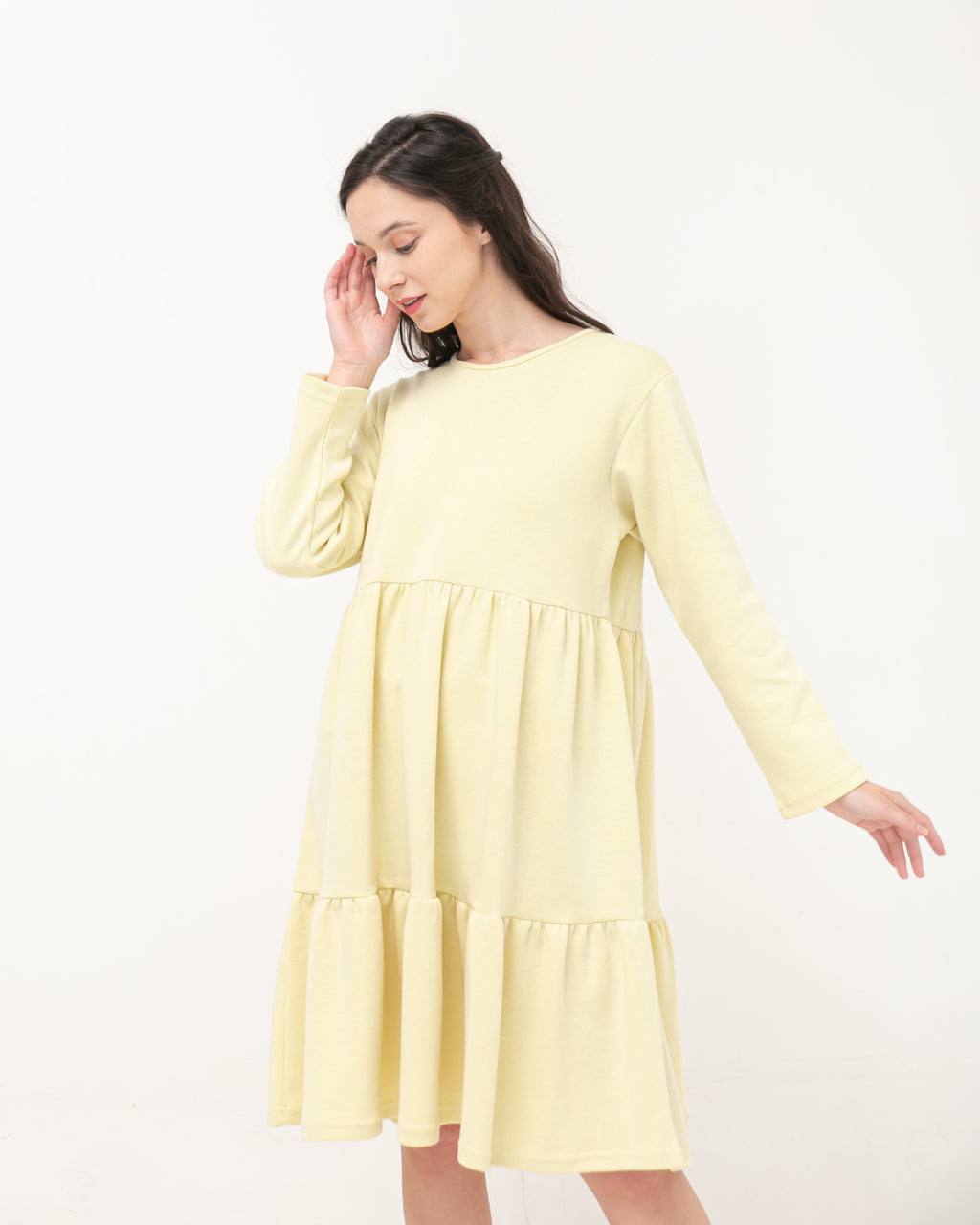 Prisilla Cotton Dress Yellow