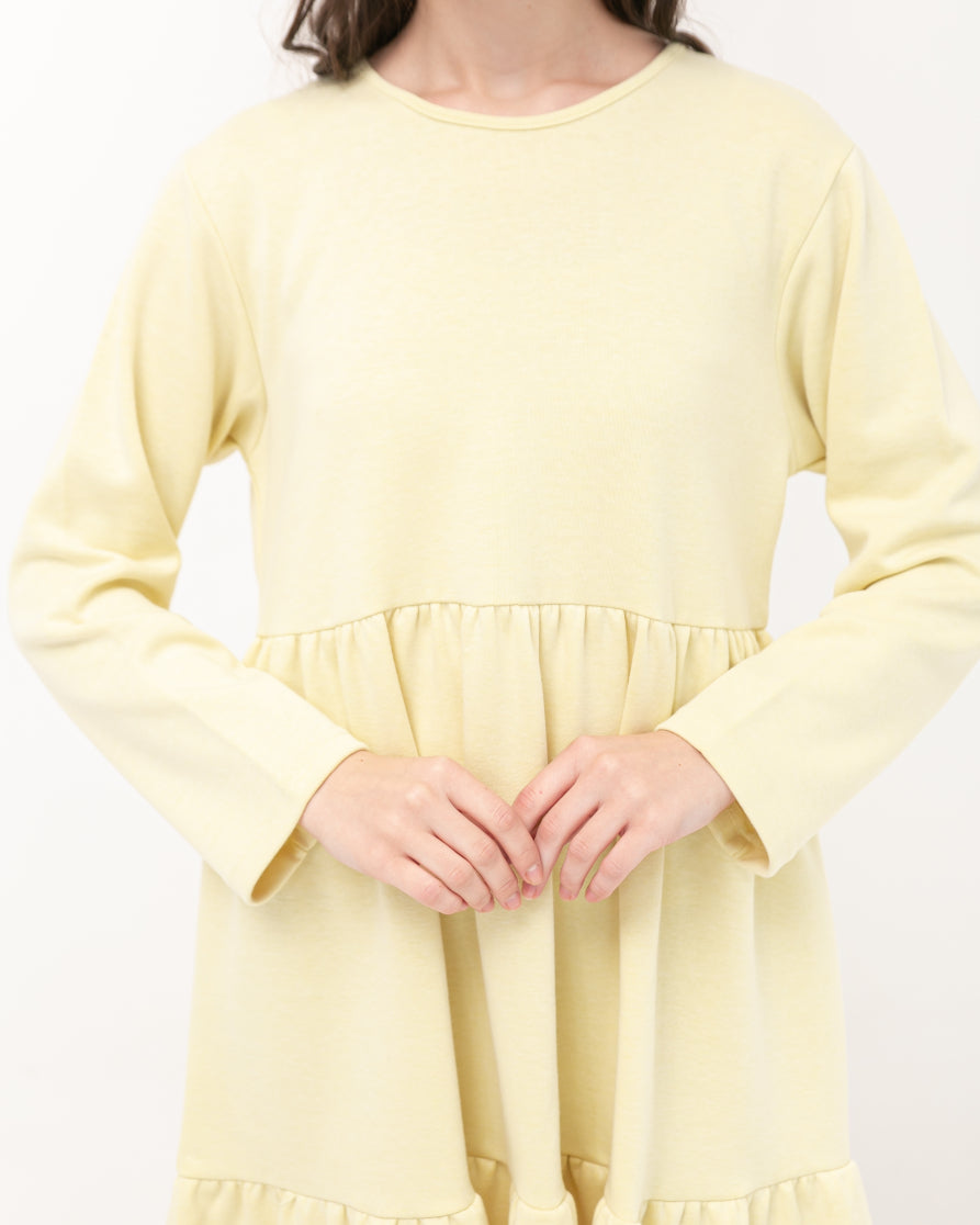 Prisilla Cotton Dress Yellow