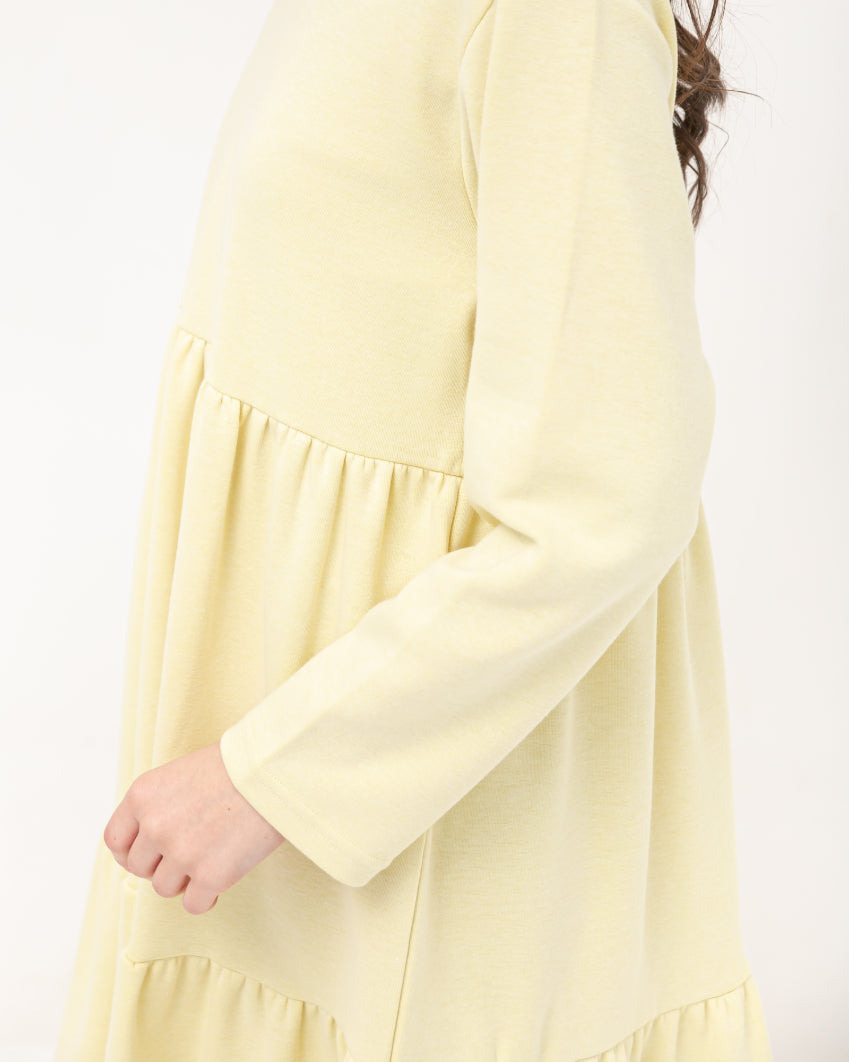 Prisilla Cotton Dress Yellow