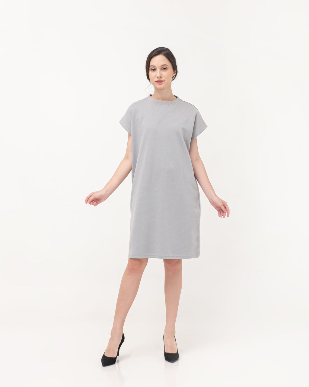 Ophira Cotton Relax Dress Sage