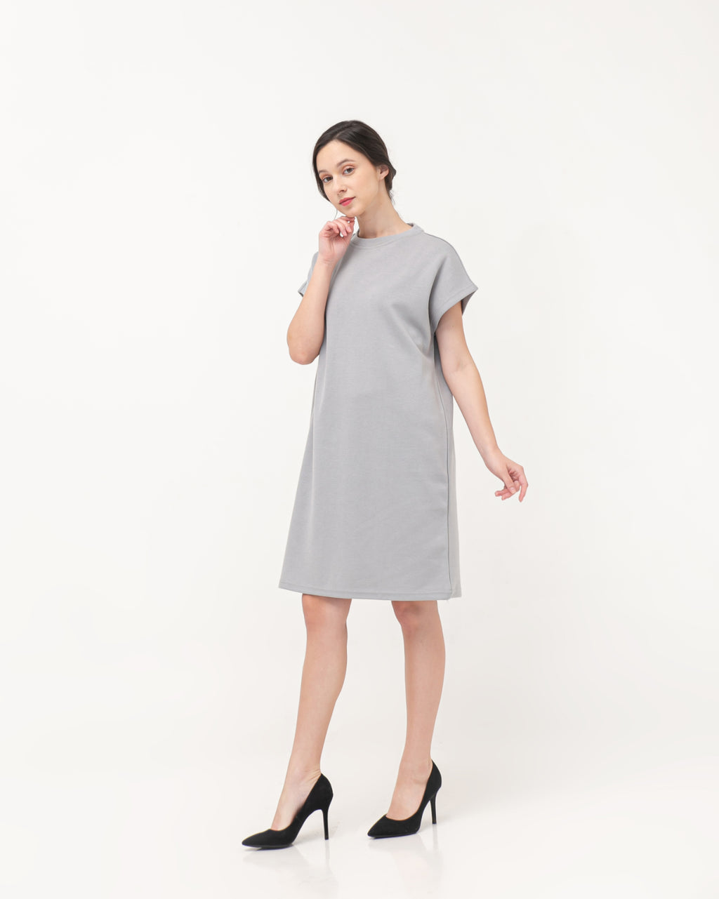 Ophira Cotton Relax Dress Sage