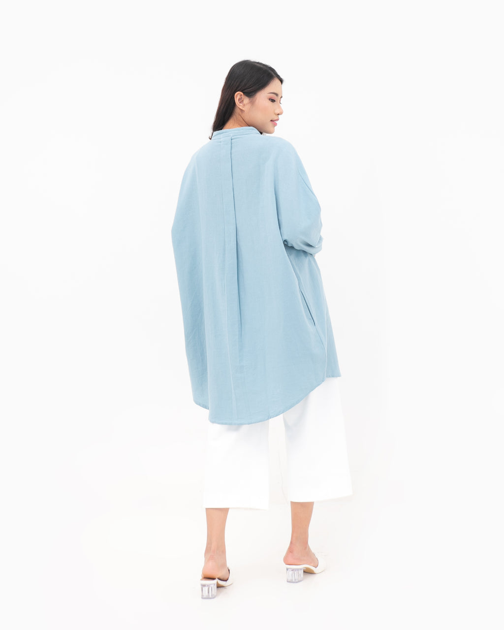 Nancy Linen Tunic Cerulean