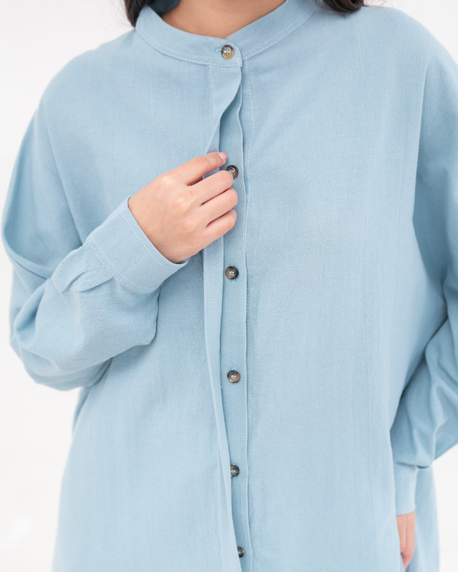 Nancy Linen Tunic Cerulean