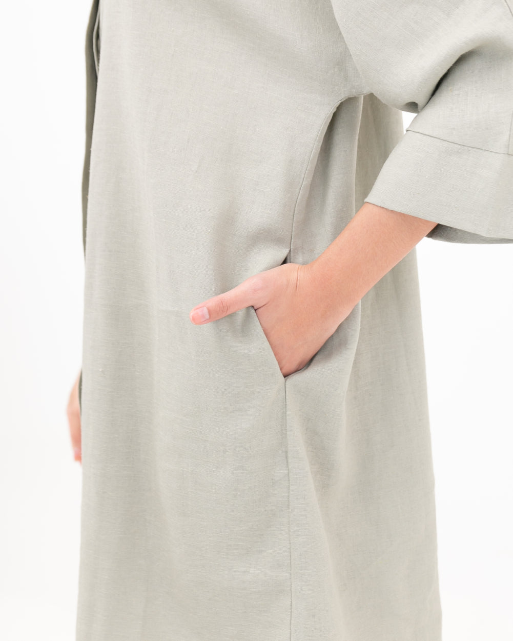 Runa Linen Dress / Tunic Sage