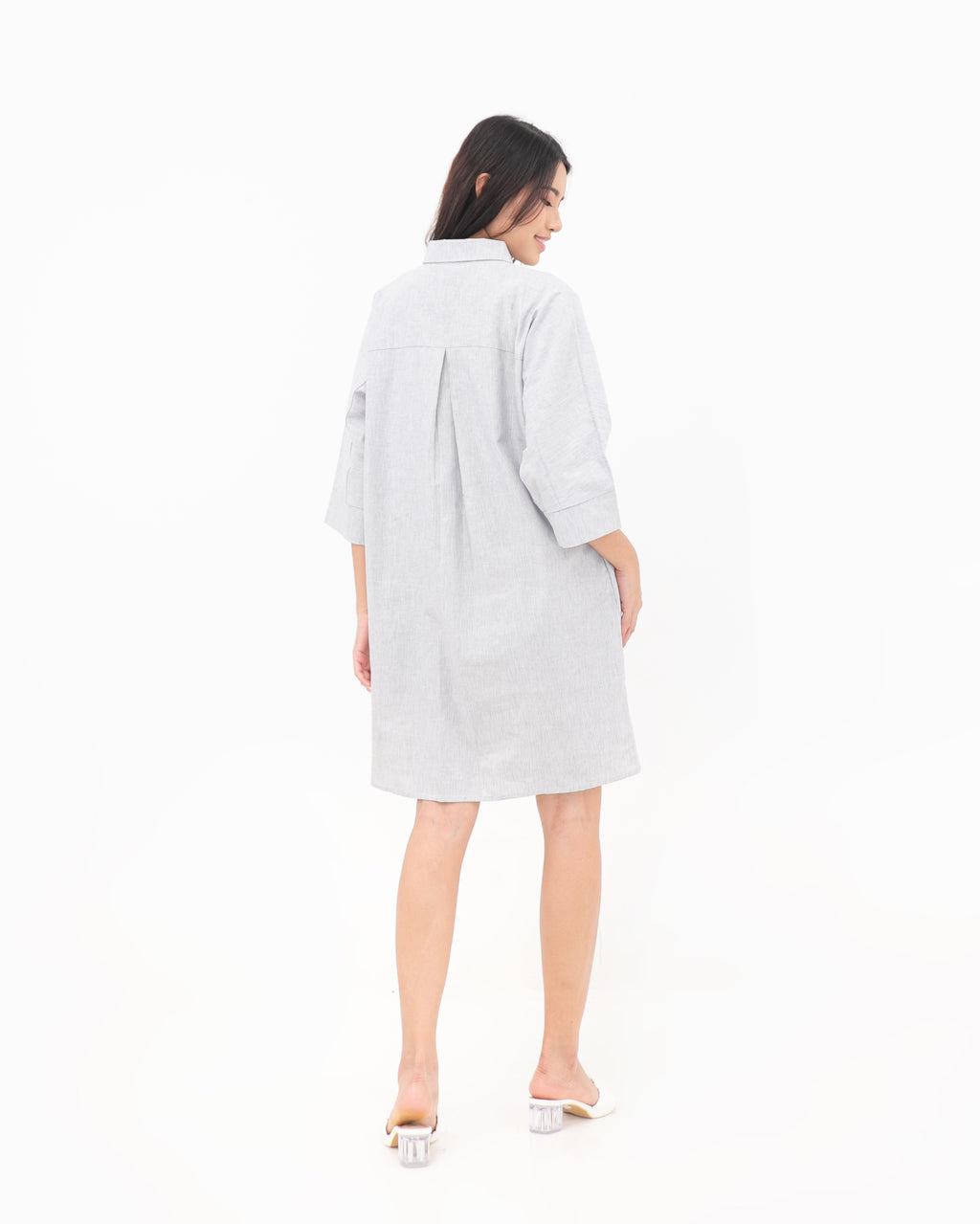 Runa Linen Dress Stripes