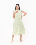 Tania Linen Dress Sage